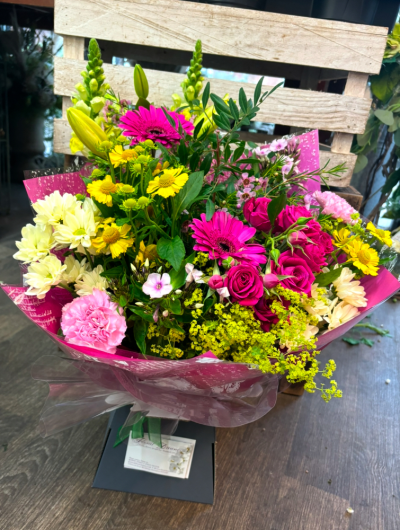 Bright handtie in water - Seasonal handtie bright and cheerful to put a smile on someones face.