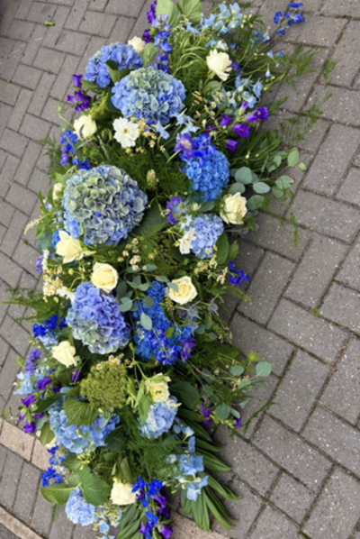 Blue spray - Blue spray hydrangeas are seasonal please contact the shop 01159552238