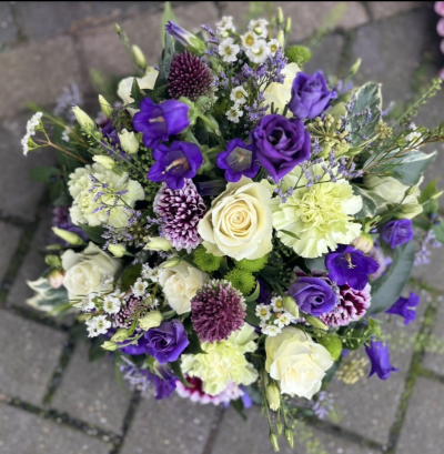 Posy - Purple & white